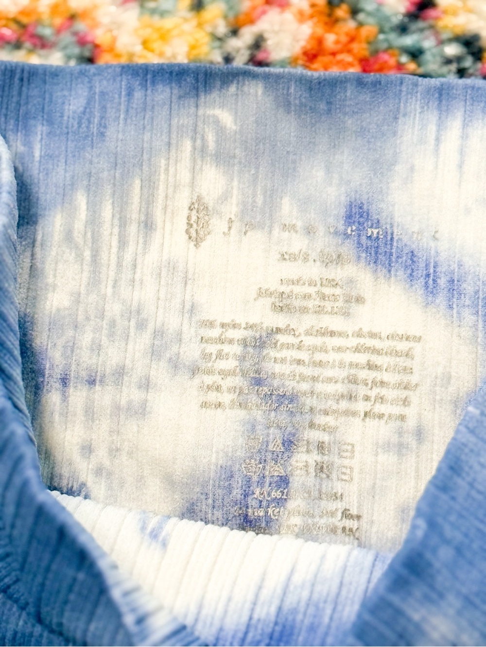 Free People Movement Good Karma Blue Tie-Dye High-Rise Leggings - Picture 10 of 12